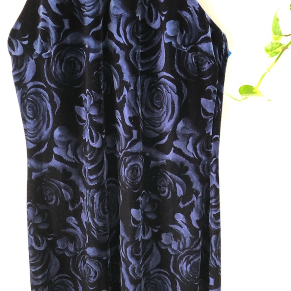 90’s velvet halter dress - Picture 3 of 9